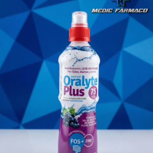 Oralyte Plus 75 mEq 400ml suero oral sabor a UVA